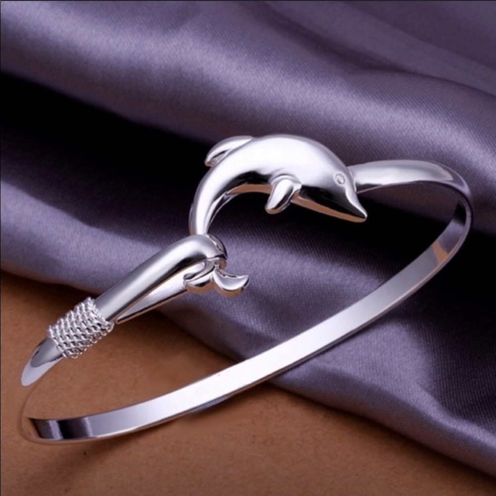 Silver Dolphin Bracelet